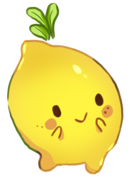 Cutie Fruity Lemon Sticker