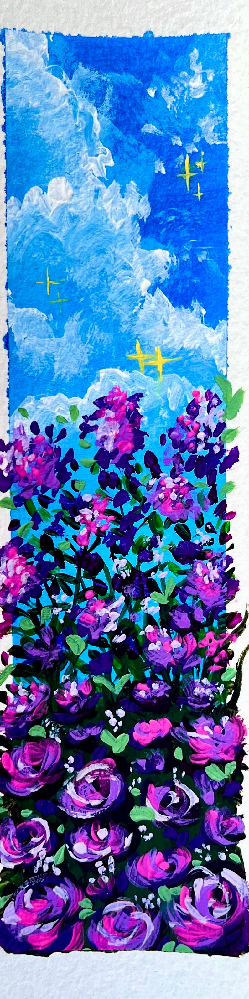 Purple Roses (Bookmark)