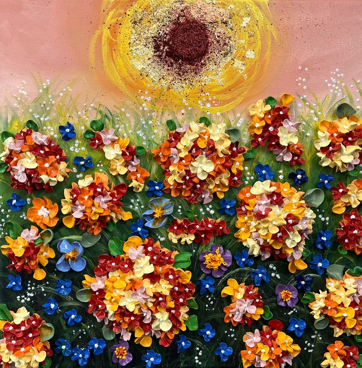 Hydrangeas Filed (Original Painting)