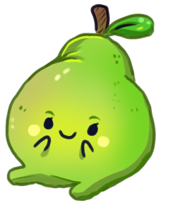 Cutie Fruity Mischievous Pear