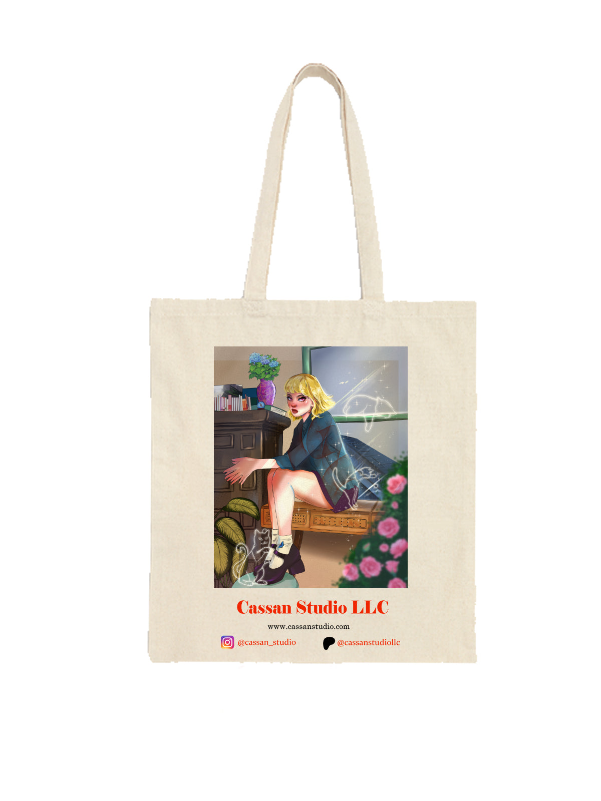 Early Morning Visitors Tote Bag