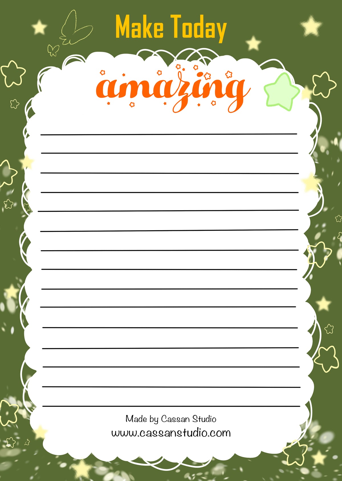 Make Today Amazing Notepad