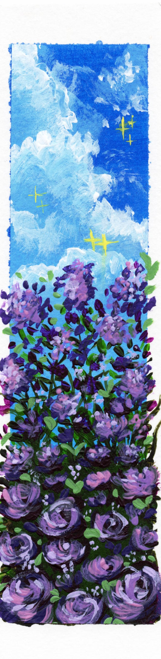 Purple Roses (Bookmark)