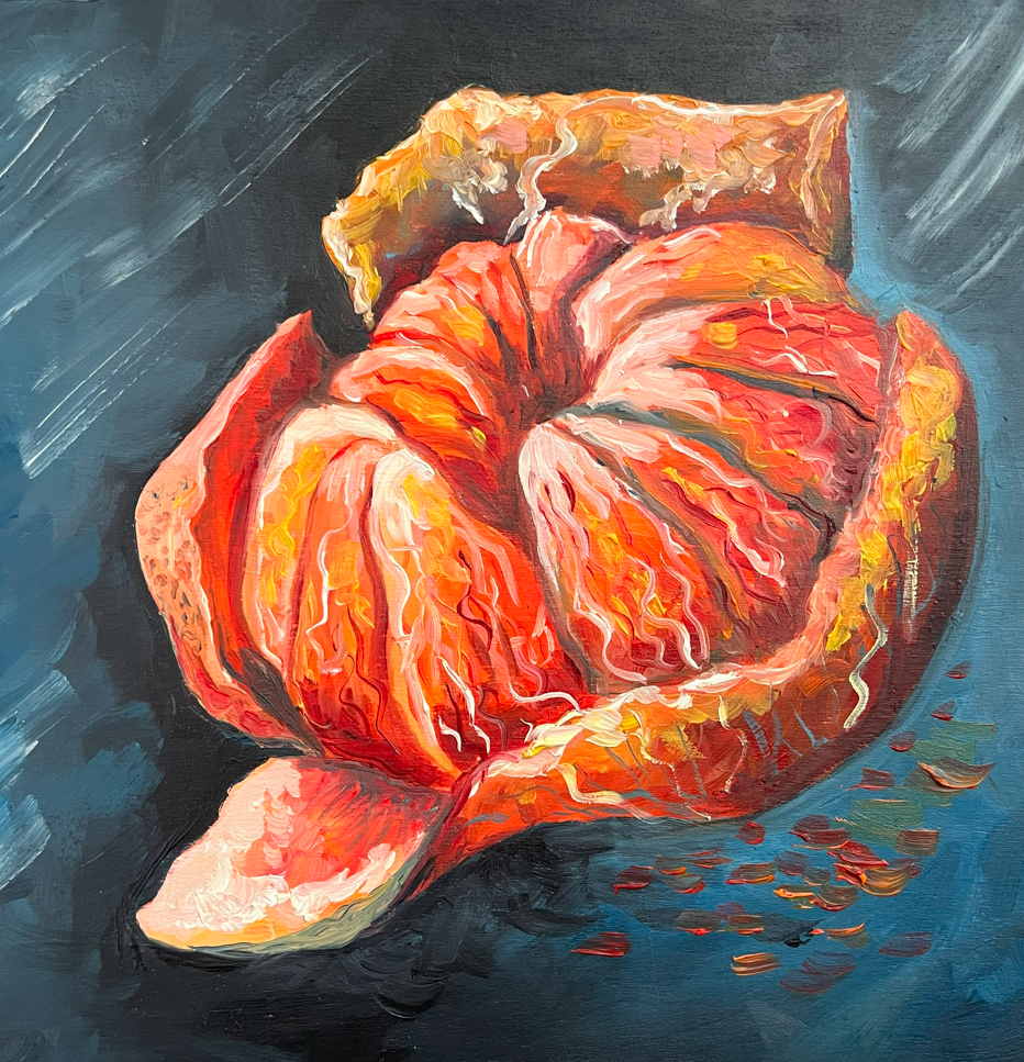 Orange Delight (Original Oil Painting)