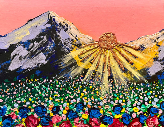 Let The Sunshine In (Original Acrylic Painting)